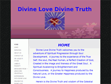 Tablet Screenshot of divinelovedivinetruth.org